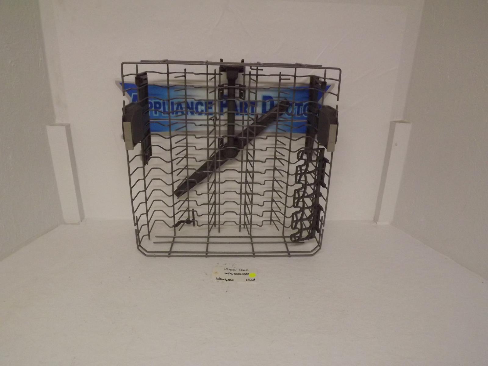Whirlpool Dishwasher WPW10350382 Upper Rack Used Whirlpool Dishwasher WPW10350382 Upper Rack Used